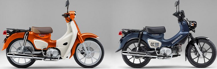 Warna Baru Honda Super Cub 110 dan Cross Cub 110